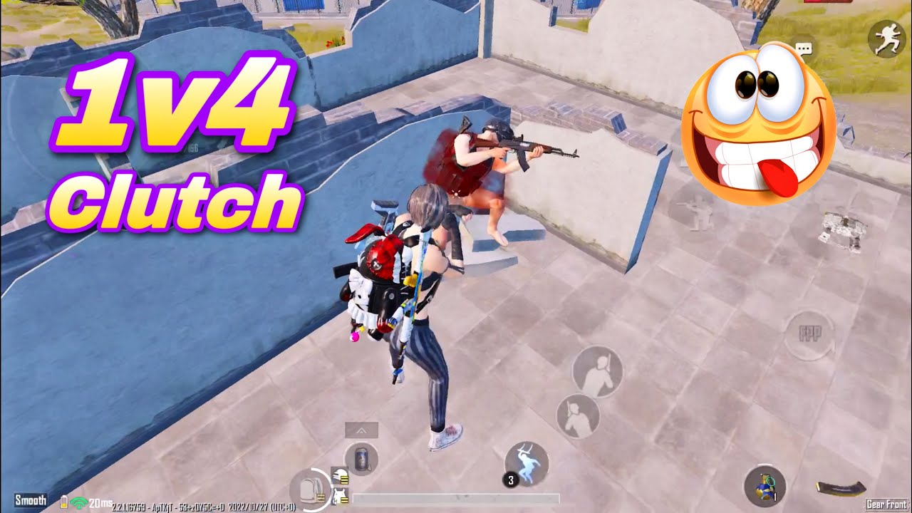 Pubg Clutch 1v4 Pubg Mobile Cable1v4 BGMI - YouTube