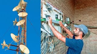 Powerbeam 5AC installation on Tower | wifi wireless Tower ptp link