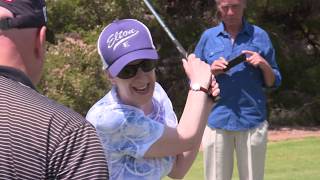 Blind Golf Clinic at the ISPS Handa Women's Australian Open