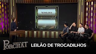 Marcos Castro e Ed Gama se enfrentam no Leilão de Trocadilhos