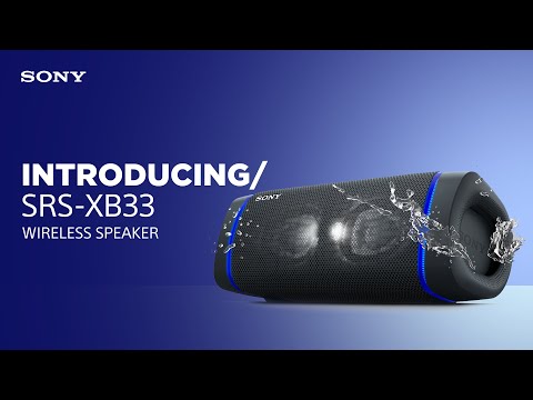 Nuovo speaker wireless SRS-XB33 di Sony