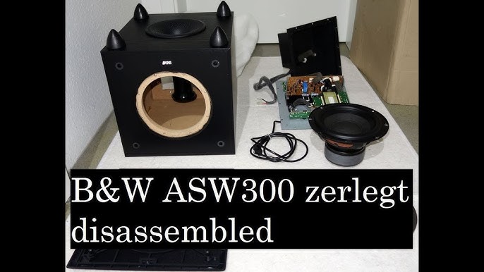 terning Forskudssalg slids Bowers & Wilkins B&W ASW300 - Woofer Test - YouTube