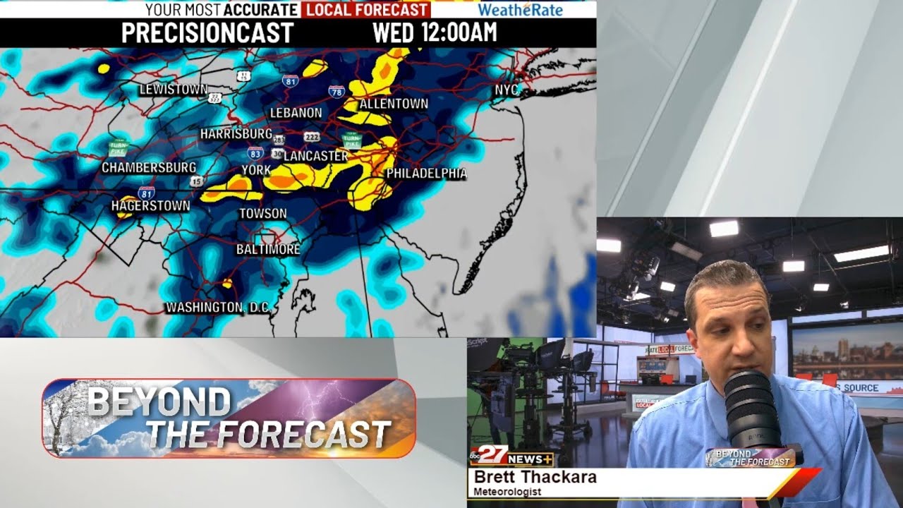 Brett's Beyond The Forecast: Rain Tonight Followed By Cooler Weather ...