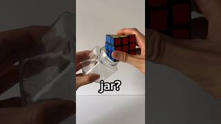 Can You Get This Rubiks Cube In The Jar?