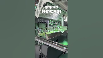 Linear high speed water bottle screen printing machine #bottleprinter #apm #apmprint #UVprinter #UV