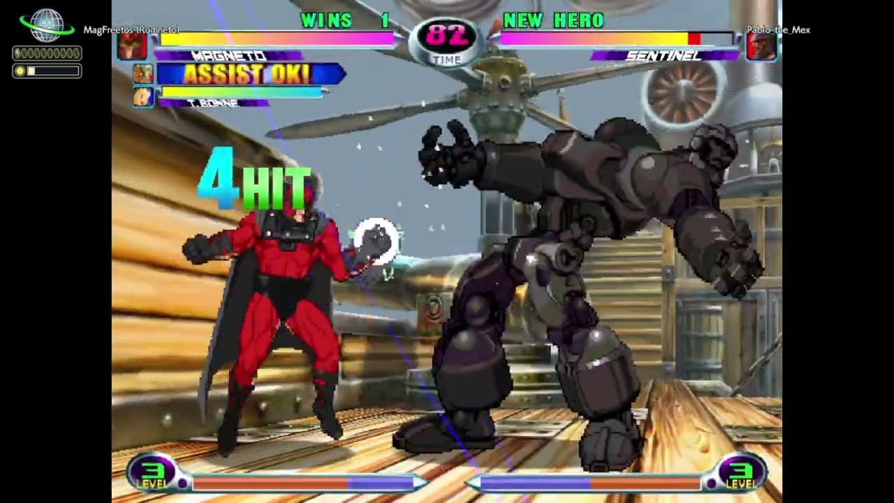 MvC2: Romneto - MST *Perfect* vs Mag/Sent/Colossus [Pablo The Mex] .:9.10.25:.