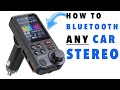 How to Bluetooth ANY Car Stereo | Nulaxy Car Bluetooth Transmitter Review