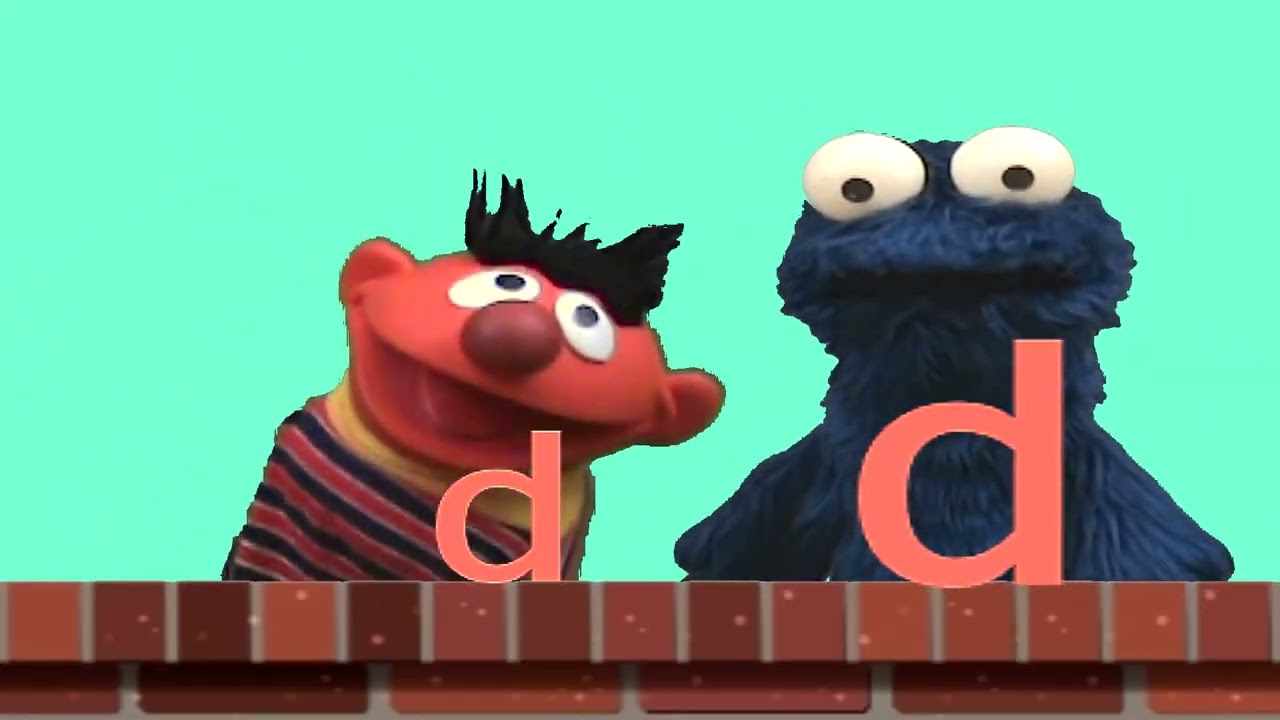 Classic Sesame Street   Ernie sings Dee, Dee Dee ft  Cookie Monster Remake 60FPS