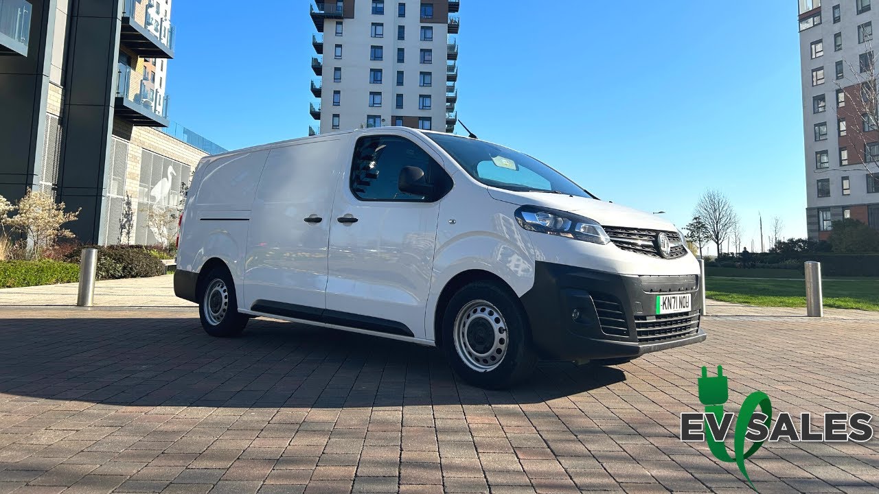 EV Sales 2021 Vauxhall Vivaroe Electric Van For Sale YouTube