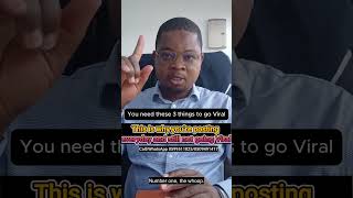 Download Lagu You need these 3 things to go Viral. Call/WasAp +233599511825 MP3