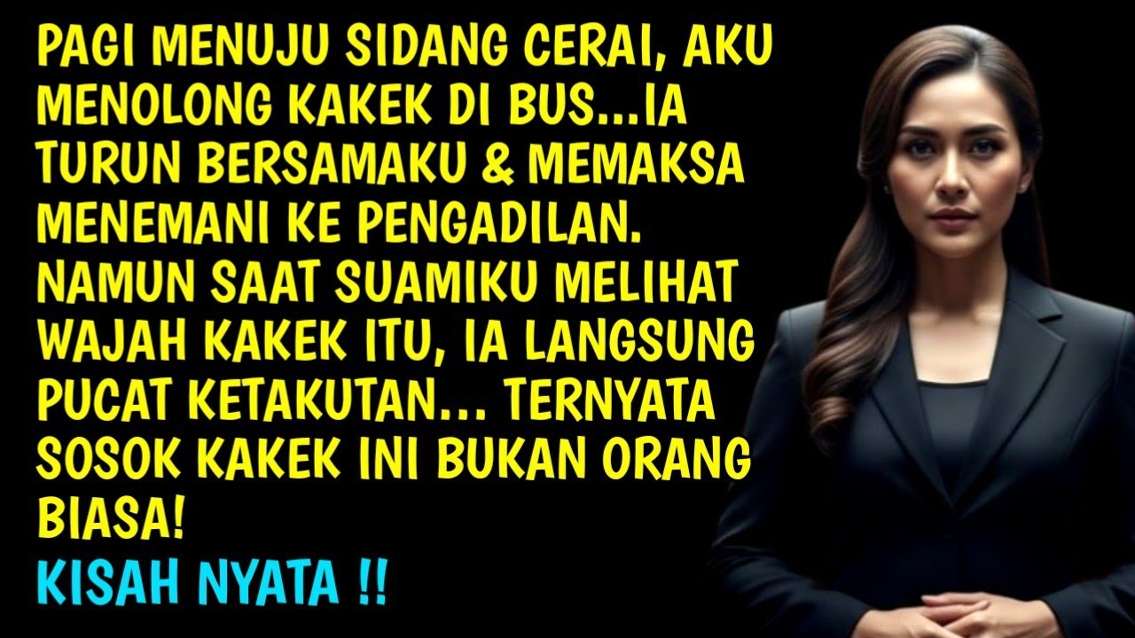 Tolong Kakek di Bus, Ternyata Profesor Hukum Legendaris! Suami Sombong Langsung Sujud Ketakutan