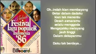 Neno Warisman - Getar Asmara / Festival Lagu Populer 1986 (Lirik)