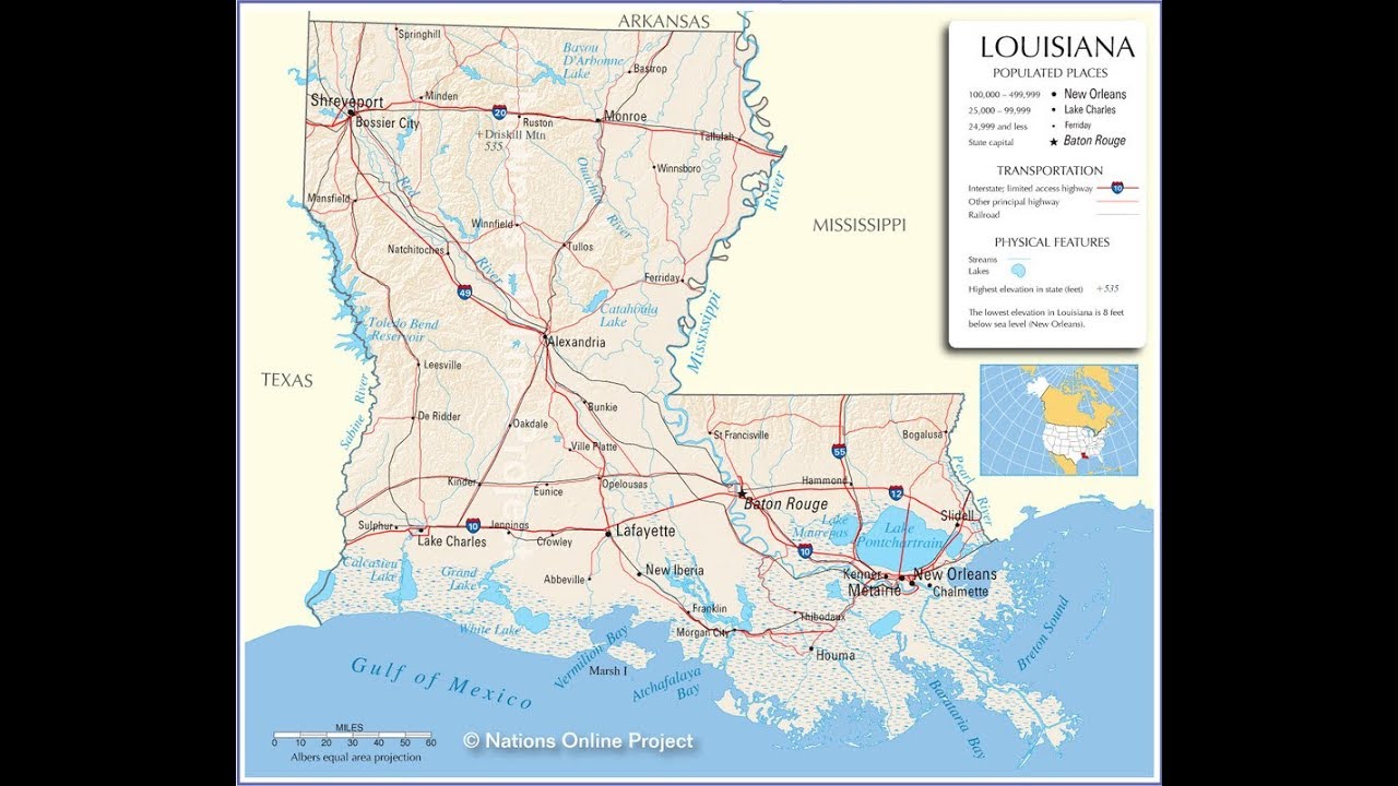 Texas\Louisiana State Line, City of Shreveport, U.S. Route 71 North