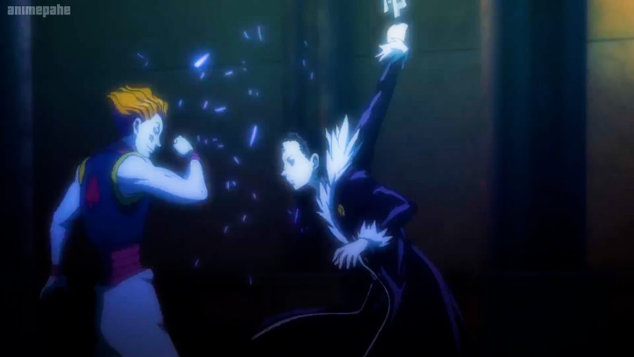 ハンター×ハンター Chrollo overwhelmed and attacked Hisoka with her Ben's