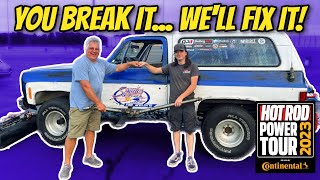 Teenage welder to the rescue!  Hot Rod Power Tour 2023