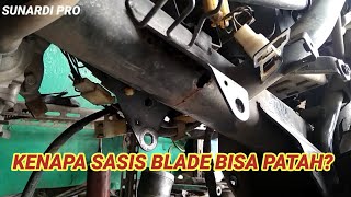 🔴Sasis HONDA Blade PATAH...?