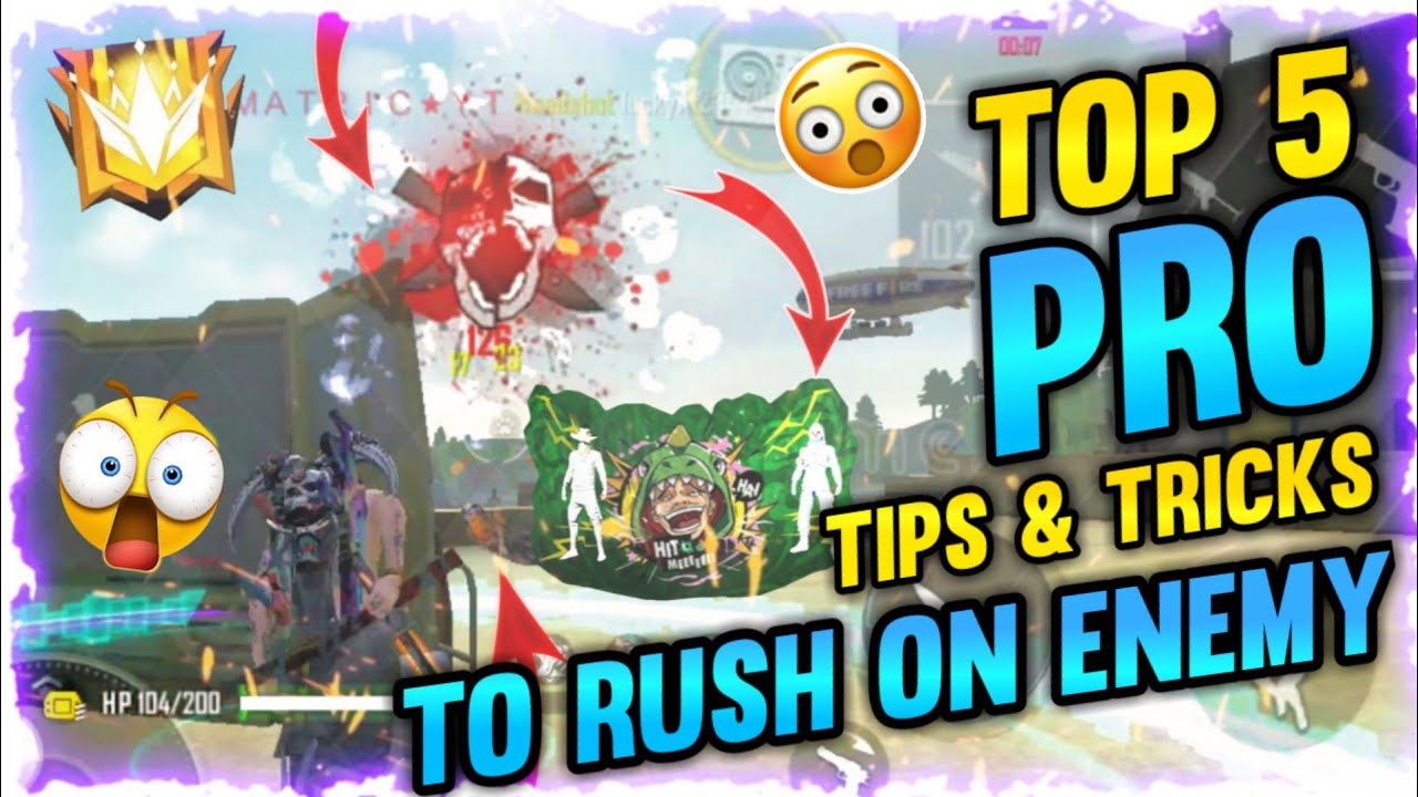 Free Fire, Rush gameplay pro tips and tricks