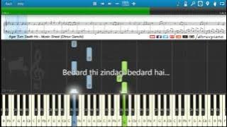 ♫ Agar Tum Saath Ho (Tamasha) || Piano Tutorial   Music Sheet   MIDI with Lyrics