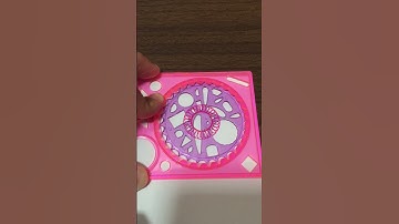 Satisfying and relaxing Spirograph design video ASMR #shorts #spirograph #asmr #satisfying #relaxing