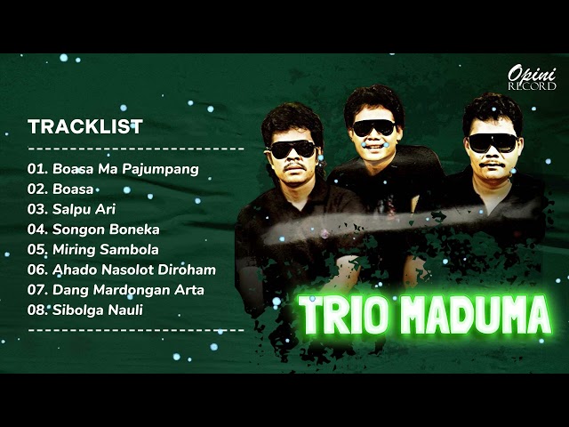 Album Batak Boasa  - Trio Maduma class=