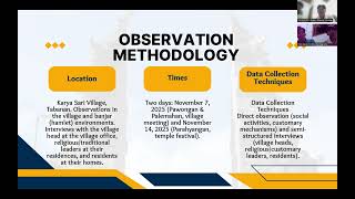 REPORT OBSERVATION RESULTSIMPLEMENTATION OF SARA-BASED TRI HITA KARANA IN KARYA SARI VILLAGE