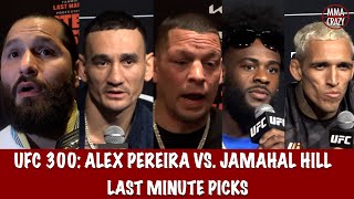 UFC 300: Alex Pereira vs. Jamahal Hill Last Minute Picks