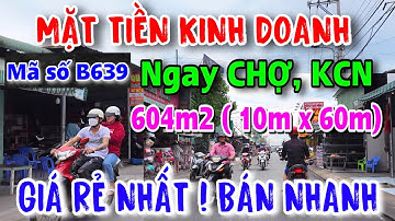 CHỦ CẦN TIỀN BÁN GẤP MẶT TIỀN KDBB 💥 NGANG 10M DÀI 60M QUÁ VIP. Xây Trọ hay Mở Cửa hàng Đẹp Khỏi Chê