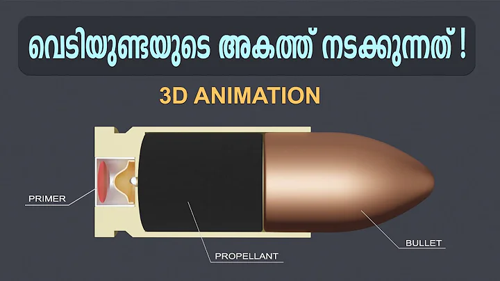 The mechanism inside a bullet I How does a bullet work I 3D Animation 4K