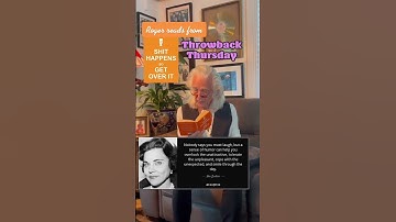Thumbnail of #TBT - "Shit Happens so get over it" by Roger Earl... "Nobody says you must laugh, but a sense of hu