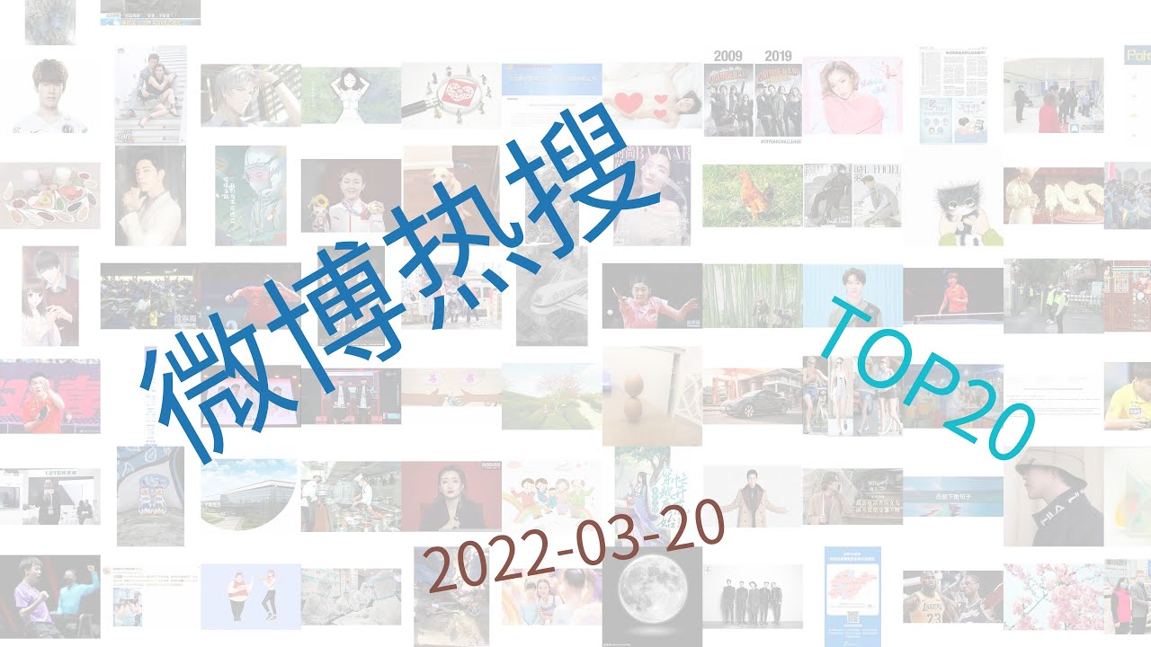 Trending Topics On Weibo 03 22 Youtube