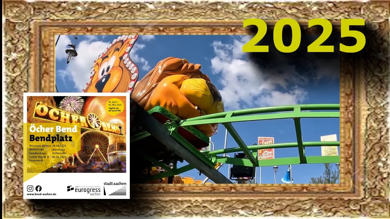 Crazy Jungle – Kleinachterbahn von Luxem | Öcher Osterbend 2025 [Offride]