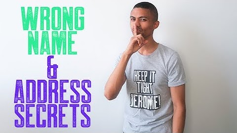 WRONG NAMES AND ADDRESSES SECRETS || HOW TO REMOVE ALL NEGATIVE ITEMS|| BRANDON WEAVER
