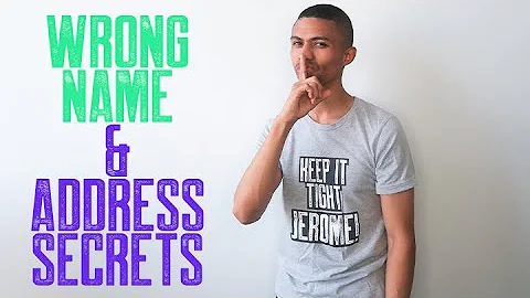 WRONG NAMES AND ADDRESSES SECRETS || HOW TO REMOVE...