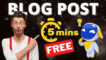 How To Create A Blog Post Using AI - 100% Free | Adsense Approval