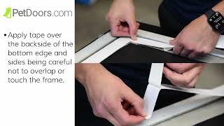 How to Install the Pet Door Screen Conversion Kit