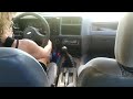 Rubia vlog1 part1  cranking driving friends 95 ford sierra  blonde lady pedal pumping in heels