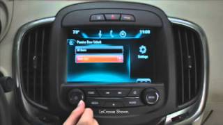 Buick Lacrosse 2014 How to; Passive Entry Push Button Start