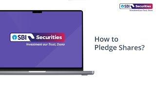 How to Pledge Shares option through SBI Securities Web Platform?