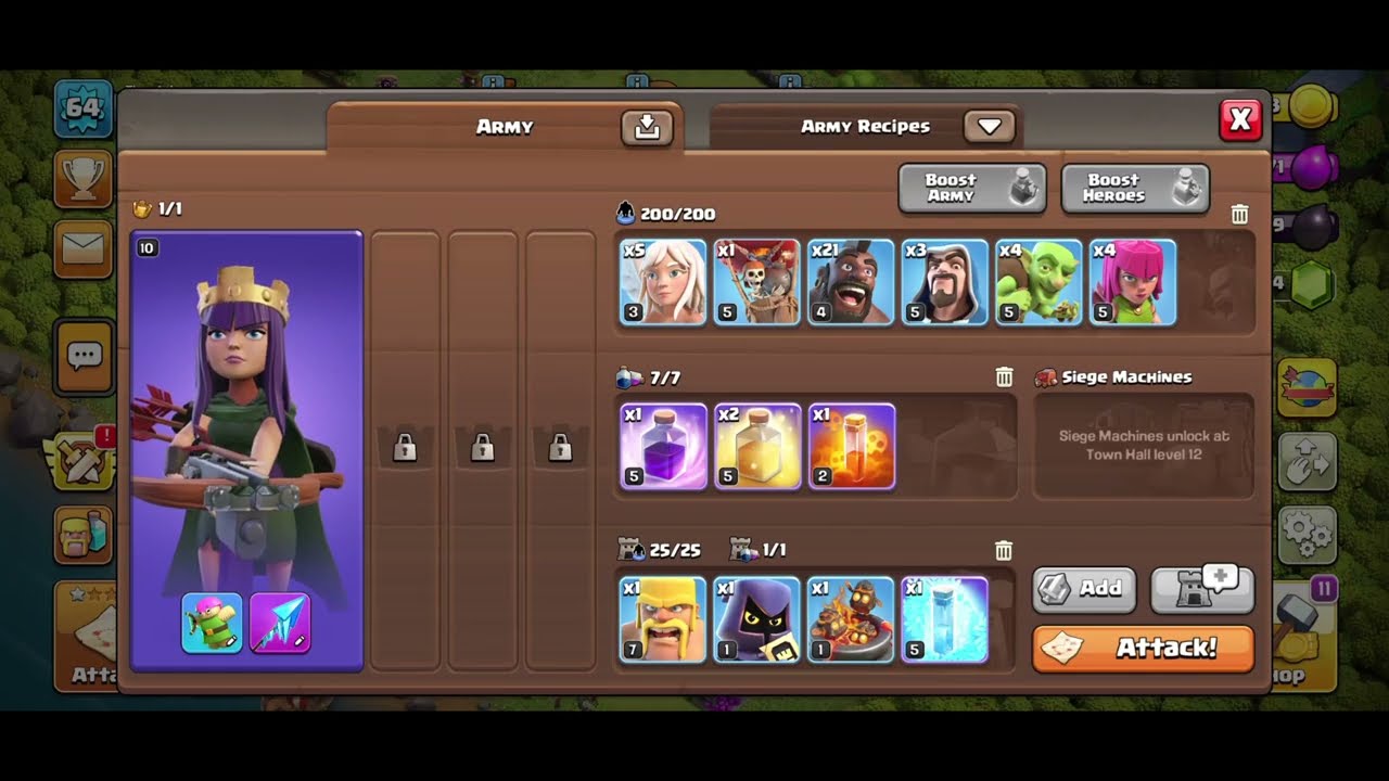 TH8 Attack Strategy | Queen Walk | Hog Riders | Furnace