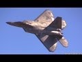 2014 F-22 RAPTOR DEMO @ PLANES OF FAME AIR SHOW