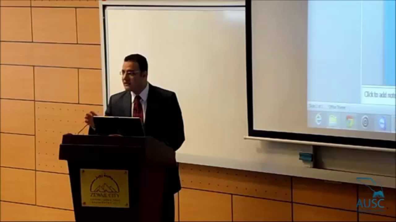 Welcome Note By Dr. Ibrahim El-Shirbiny