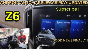 FINALLY Mahindra UPDATED ANDROID Auto  📱 AND APPLE Car Play 🍎 📱 for SCORPIO N Z6 ,Z8, Z8L