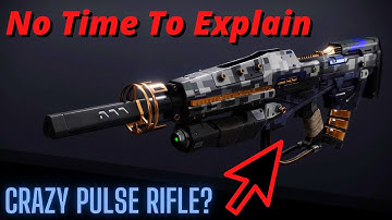 Speed Reviews - Destiny 2 (Reviewing The New Exotic Pulse Rifle "No Time To Explain" in 1 minute)