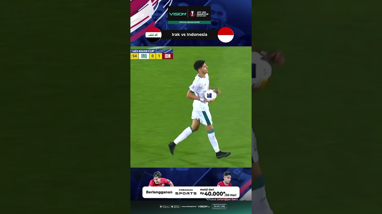 Gol balasan dari Timnas Irak U23.