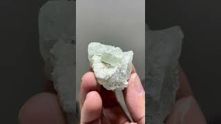 Video preview: Pale Aquamarine with Calcite — Xuebaoding, Sichuan
