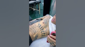 Central Cee is getting tattoos