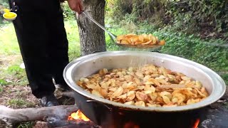 Roasted sweet potato chips | Cheetos potatoes chips | Crispy potato fries by Wilderness Cooking