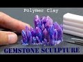 Polymer Clay Gemstone Crystals // Fimo Tutorial