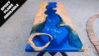 Building The ULTIMATE Blue Epoxy Table