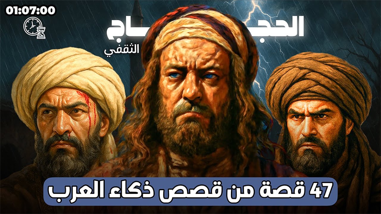 47 قصة من أقوى قصص الذكاء والفراسة عند العرب | مواقف للحجاج بن يوسف وغيره من عظماء العرب!!